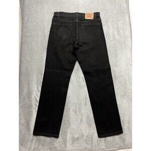 Vintage Levi’s 505 Regular Fit Straight Leg Men's W36 L32 Red Tab Jeans USA Made